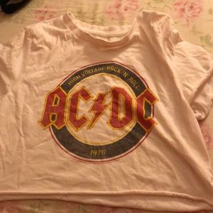 AC/DC crop top